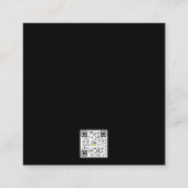 卒業希望とアドバイスカード エンクロージャーカード (裏面)