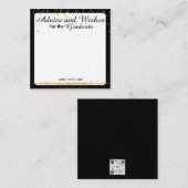 卒業希望とアドバイスカード エンクロージャーカード (正面/裏面)