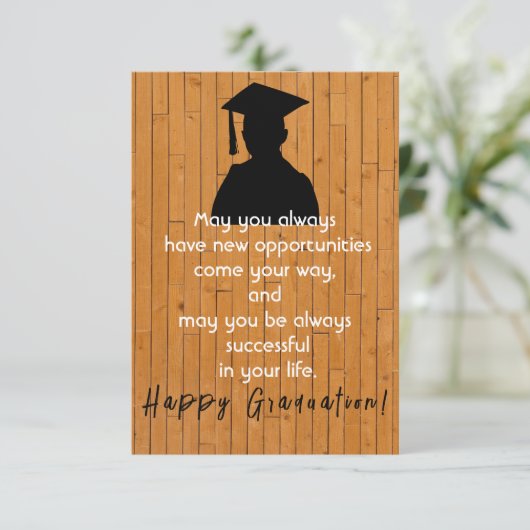 卒業希望 カード (スタンド正面)