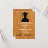 卒業希望 カード (正面/裏面インサイチュ)