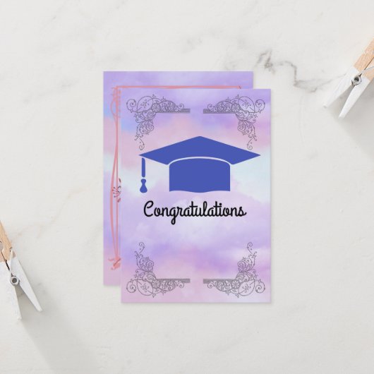 卒業希望 カード (正面/裏面インサイチュ)