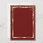 卒業帽とダイヤモンドの卒業, ゴールド 招待状 (裏面)