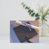 卒業帽及び卒業証書 案内ポストカード (スタンド正面)