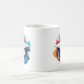 卒業帽子のマグカップ コーヒーマグカップ (中央)