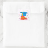 🎓 卒業帽子の成功ギフト 学生用 🎁 スクエアシール (バッグ)