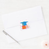 🎓 卒業帽子の成功ギフト 学生用 🎁 スクエアシール (封筒)