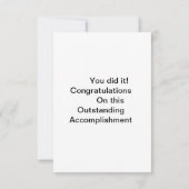 卒業帽子をかぶったフクロウに卒業式の願い 招待状 (裏面)