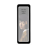 卒業帽子をかぶった少女 ラベル (正面)