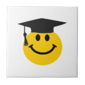 卒業帽子を被って顔を卒業する タイル (正面)