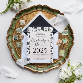 卒業帽子パターン屋外卒業 招待状