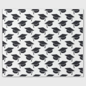 卒業帽子 ラッピングペーパー (フラット)