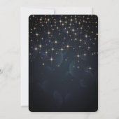卒業帽子 卒業証書 星柄 卒業式 招待状 (裏面)