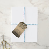 卒業帽, ゴールド ダイヤモンド, 卒業生 ギフトタグ (より糸付き)