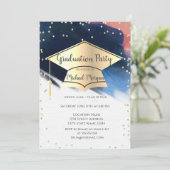 卒業帽, ダイヤモンド ブラシ ストローク 卒業 招待状 (スタンド正面)