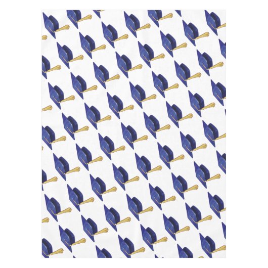 卒業帽 テーブルクロス (正面)