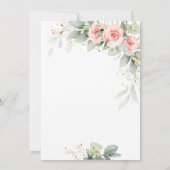 卒業帽, ブッシュ フラワーズ 卒業 招待状 (裏面)