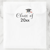 卒業年のカスタムクラス ラウンドシール (バッグ)