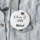 卒業年のクラスのボタパーソナライズされたン 缶バッジ (インサイチュ)