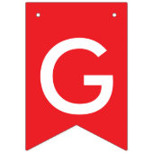 卒業年写真カスタム卒業レッド バンティングフラッグ (第2の旗)