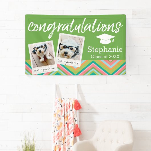 卒業年号 – 2フォトコラージュ 横断幕 (インサイチュ)