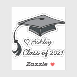 卒業年名前をカスタムする パーソナライズされた シール