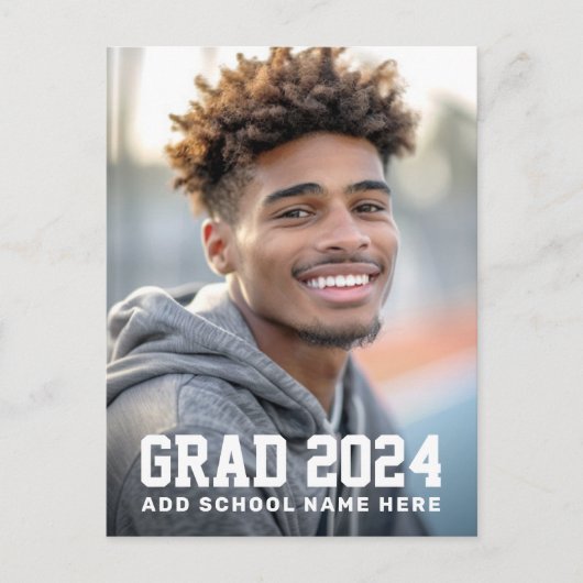 卒業年度の写真 卒業生 ポストカード (正面)