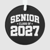 卒業年度 学校の誇り 上級クラス 2027 オーナメント (裏面)