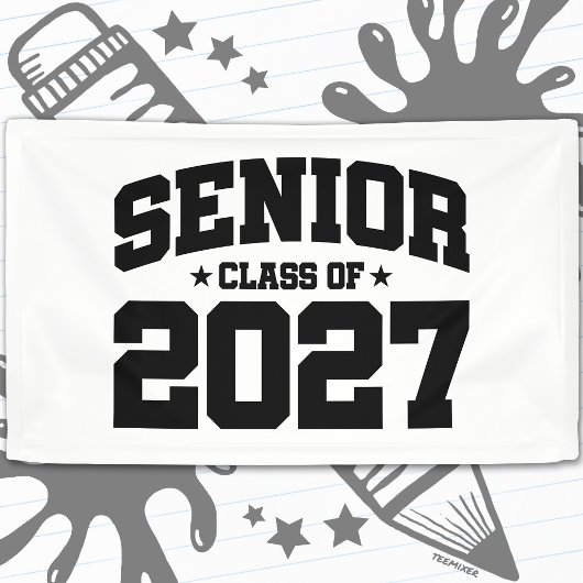 卒業年度 学校の誇り 上級クラス 2027 横断幕