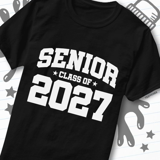 卒業年度 学校の誇り 上級クラス 2027 Tシャツ