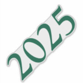 卒業年 シール (正面)