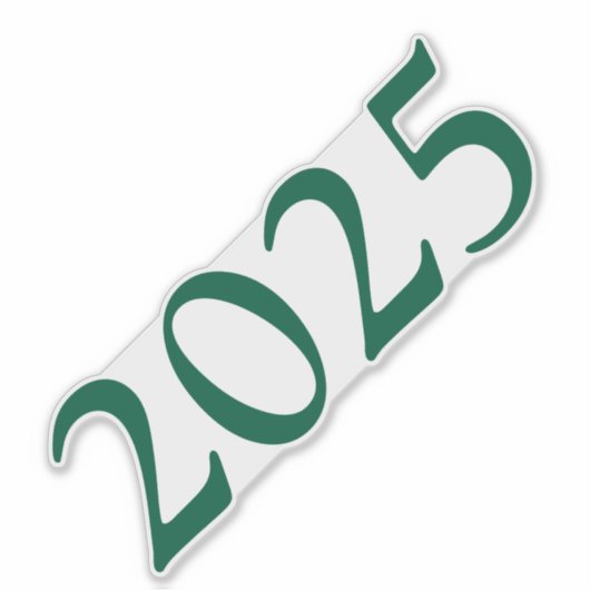 卒業年 シール (正面)