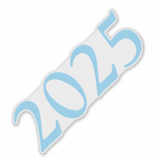 卒業年 シール (正面)