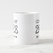 卒業年・卒業生クラス ジャンボコーヒーマグカップ (正面)