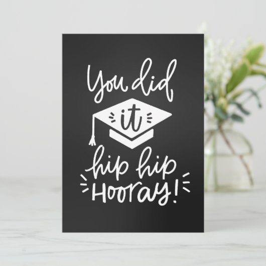 卒業式あいさつカード カード (スタンド正面)