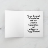 卒業式あいさつカード カード (内部)