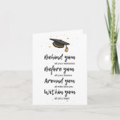 卒業式あいさつカード(引用文付感動的) カード (正面)