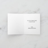 卒業式あいさつカード(引用文付感動的) カード (内部)