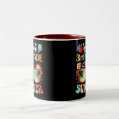 卒業式おもしろいさよなら3年生Hello Summer ツートーンマグカップ (中央)