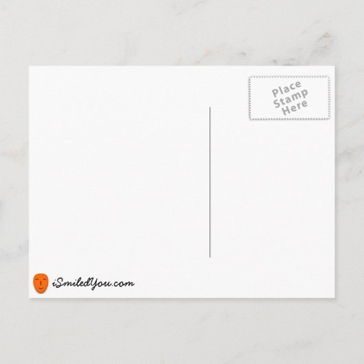 卒業式おもしろいの日を間違えた 案内ポストカード (裏面)