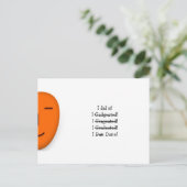 卒業式おもしろいの日を間違えた 案内ポストカード (スタンド正面)