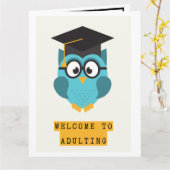 卒業式おもしろいカードの不和ユーモア カード (黄色い花)