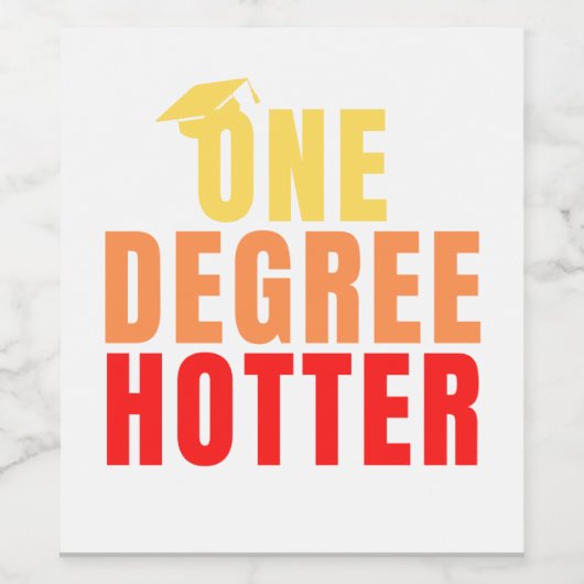 卒業式おもしろいキャップギフト1度ホッタワインL ワインラベル (シングルラベル)