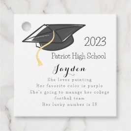 卒業式おもしろいファクトの上限カスタム フェイバータグ