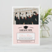 卒業式お知らせテンプレート 案内状 (スタンド正面)