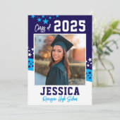 卒業式お知らせ写真カード 招待状 (スタンド正面)