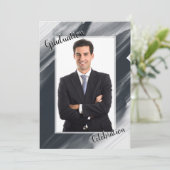 卒業式お祝いフォト招待状 招待状 (スタンド正面)