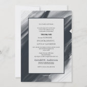 卒業式お祝いフォト招待状 招待状 (裏面)