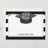 卒業式お金ギフトカードホルダーの親ギフト 招待状 (正面)