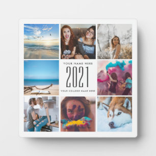 卒業式かわいいスクエアシックモダン フォトプラーク