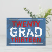 卒業式でパーティーをグランジ招待状する 招待状 (スタンド正面)